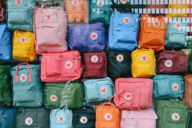 Fjallraven Kanken colores backpacks